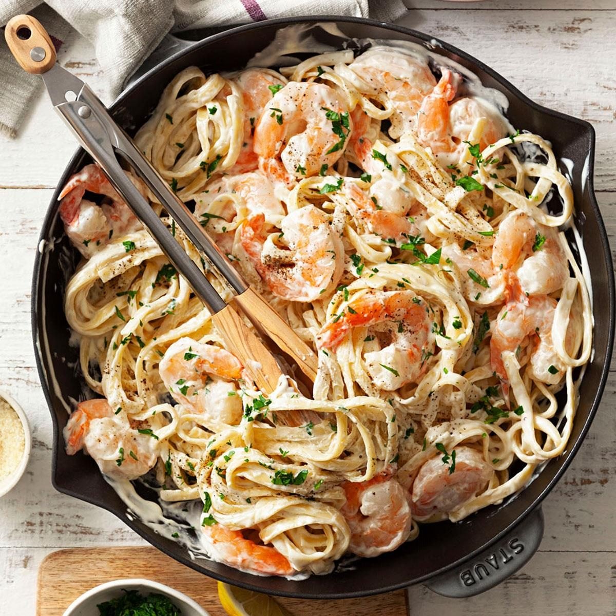 shrimp alfredo
